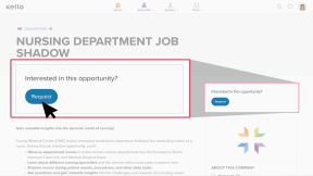 Click to enlarge A cursor is clicking the "Request" button on an opportunity